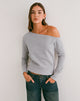 Image of Toria Sweatshirt in Grey Marl