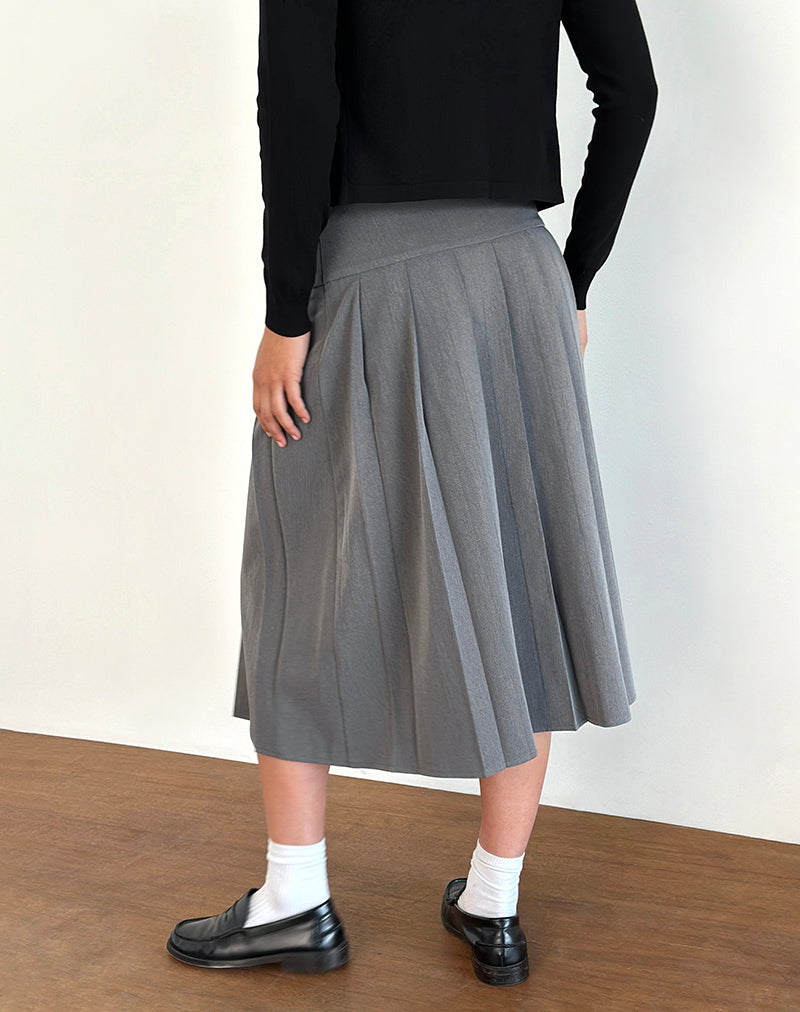 Dida pleats flare skirt アンドマリー ANDMARY】Dida pleats flare skirt