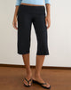 Image of Wanti Capri Trouser in Rayon Jersey Black