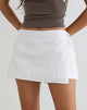 Image of Kanara Wrap Mini Skort in Broderie White