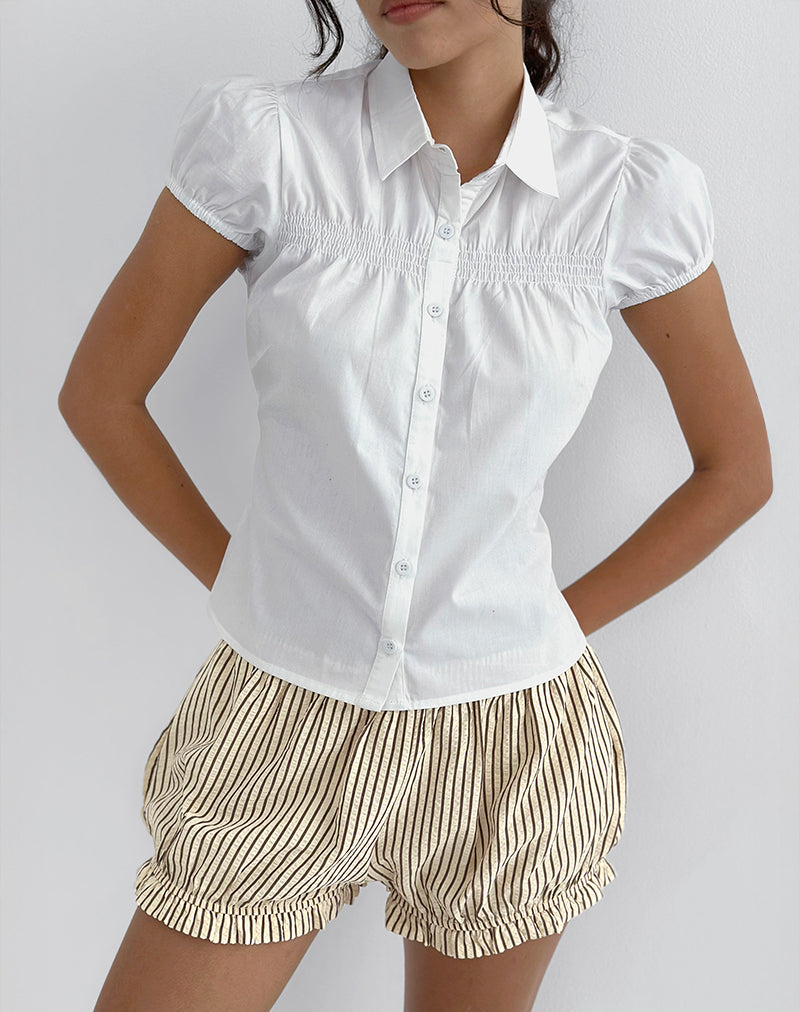 Image of Ulsan Fitted Shirt in White