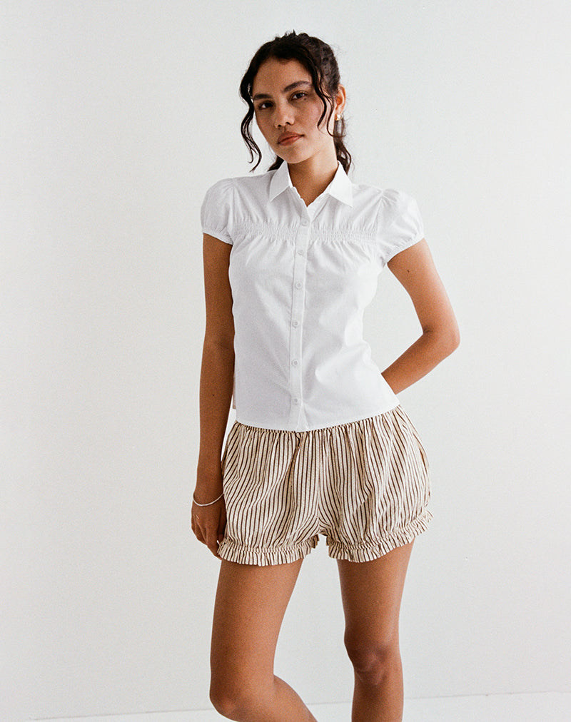 Image of Ulsan Fitted Shirt in White
