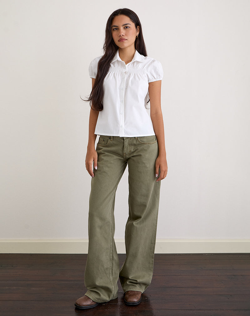 Ulsan Fitted Shirt in White