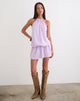Image of Veloria Mini Dress in Lilac