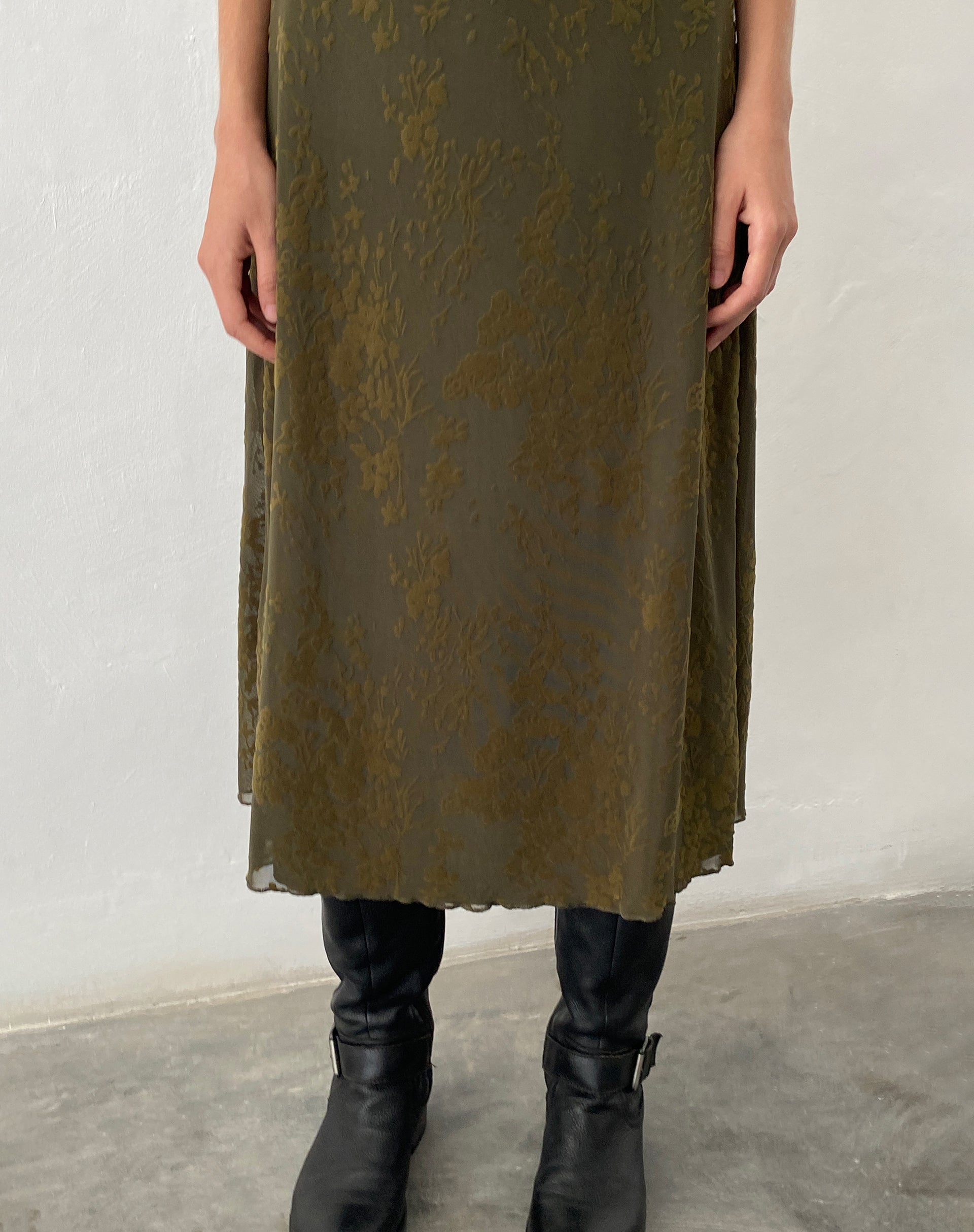 motel rocks vilinia midi dress Motel Vilinia Brown Polka Dot Dress