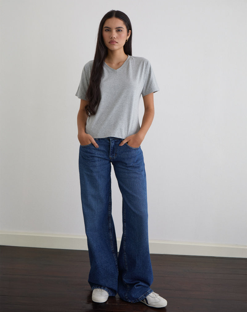 Image of Viman Top in Jersey Grey Marl