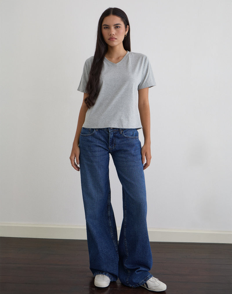 Image of Viman Top in Jersey Grey Marl