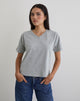 Image of Viman Top in Jersey Grey Marl