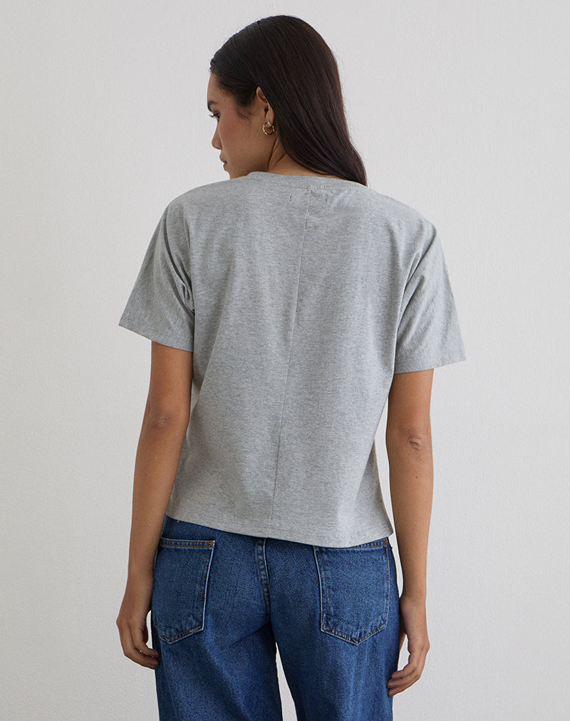 Image of Viman Top in Jersey Grey Marl