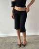 Image of Wanti Capri Trouser in Rayon Jersey Black