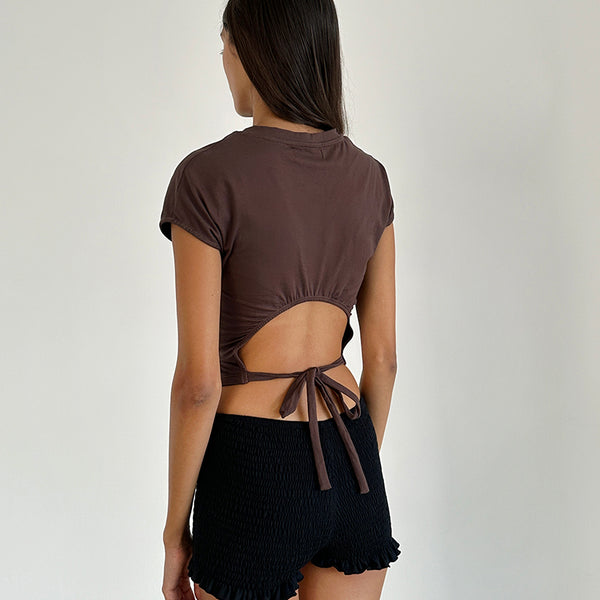 Ellianna Bowknot Open Back Top
