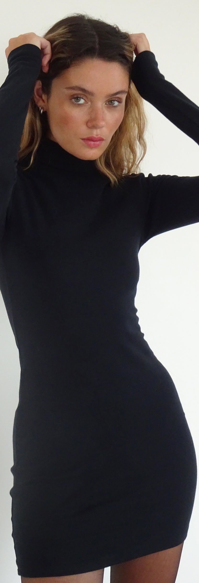 Black Bodycon Mini Dress | Yrion – motelrocks.com