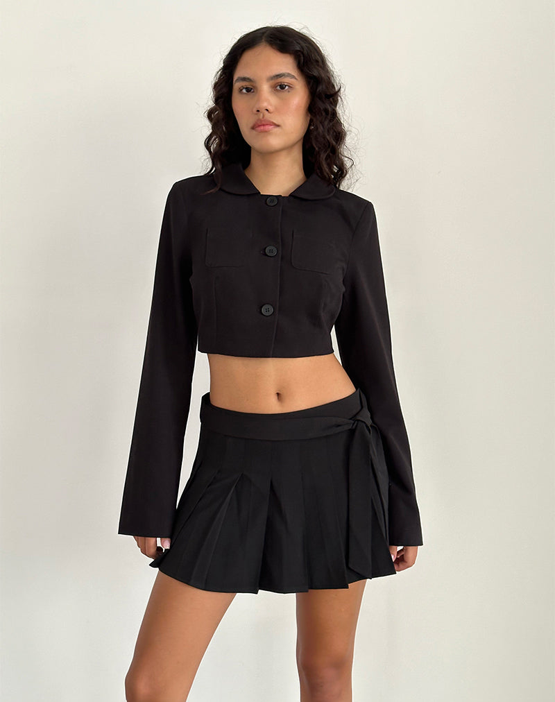 ジャケット・アウター theredthread Ssweat jacket cropped skirt THEREDTHREAD / ザレッドスレッド】S sweat jacket cropped