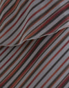 Chiffon Grey and Maroon Diagonal Stripe