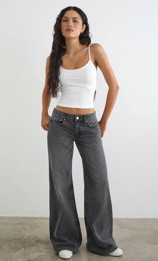 NEW! Low Rise Slouchy Flare