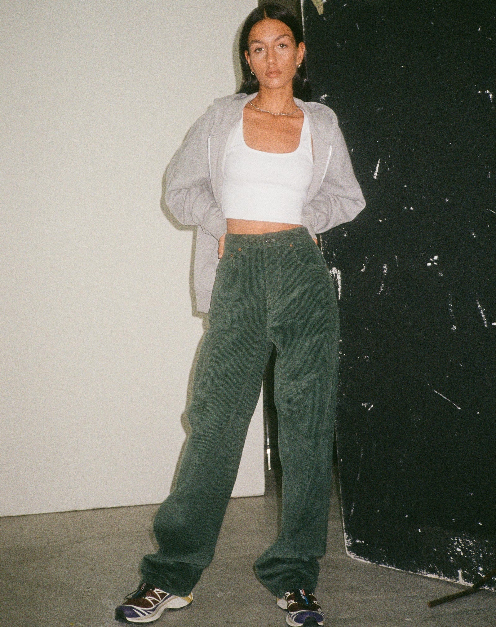 Womens Cotton Cord Trousers with Pockets  Brakeburn