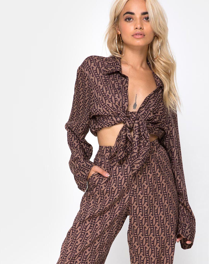 Image of Oxford Shirt in Chinese Moon