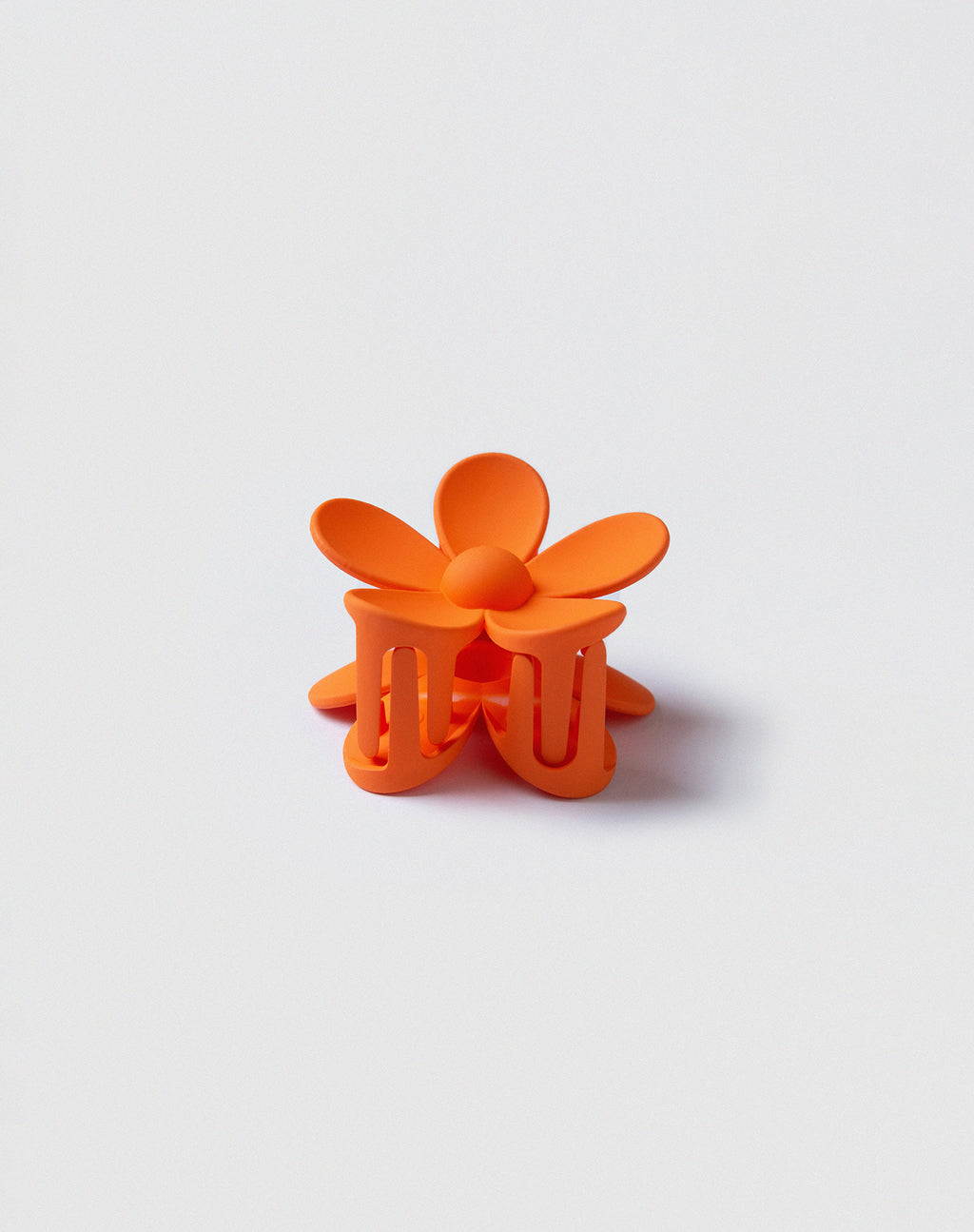 Flower Hair Claw in Orange