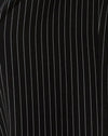 Pinstripe Black