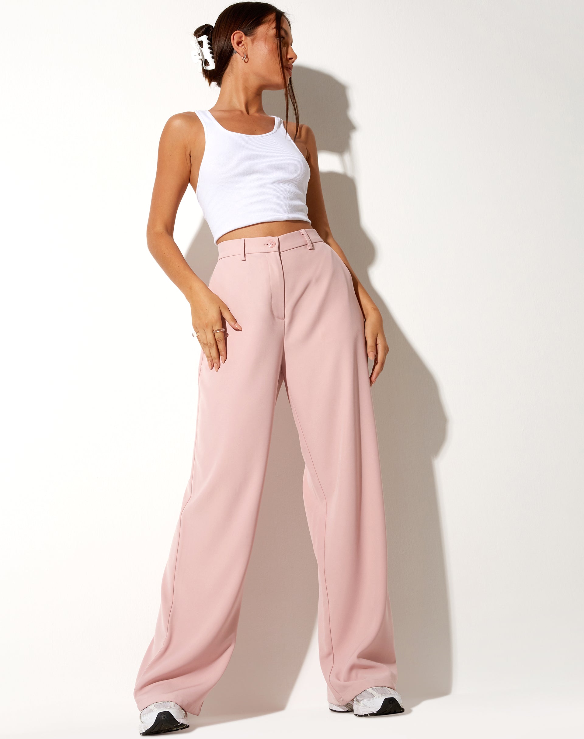 Image of Abba Trouser in Soft Pink