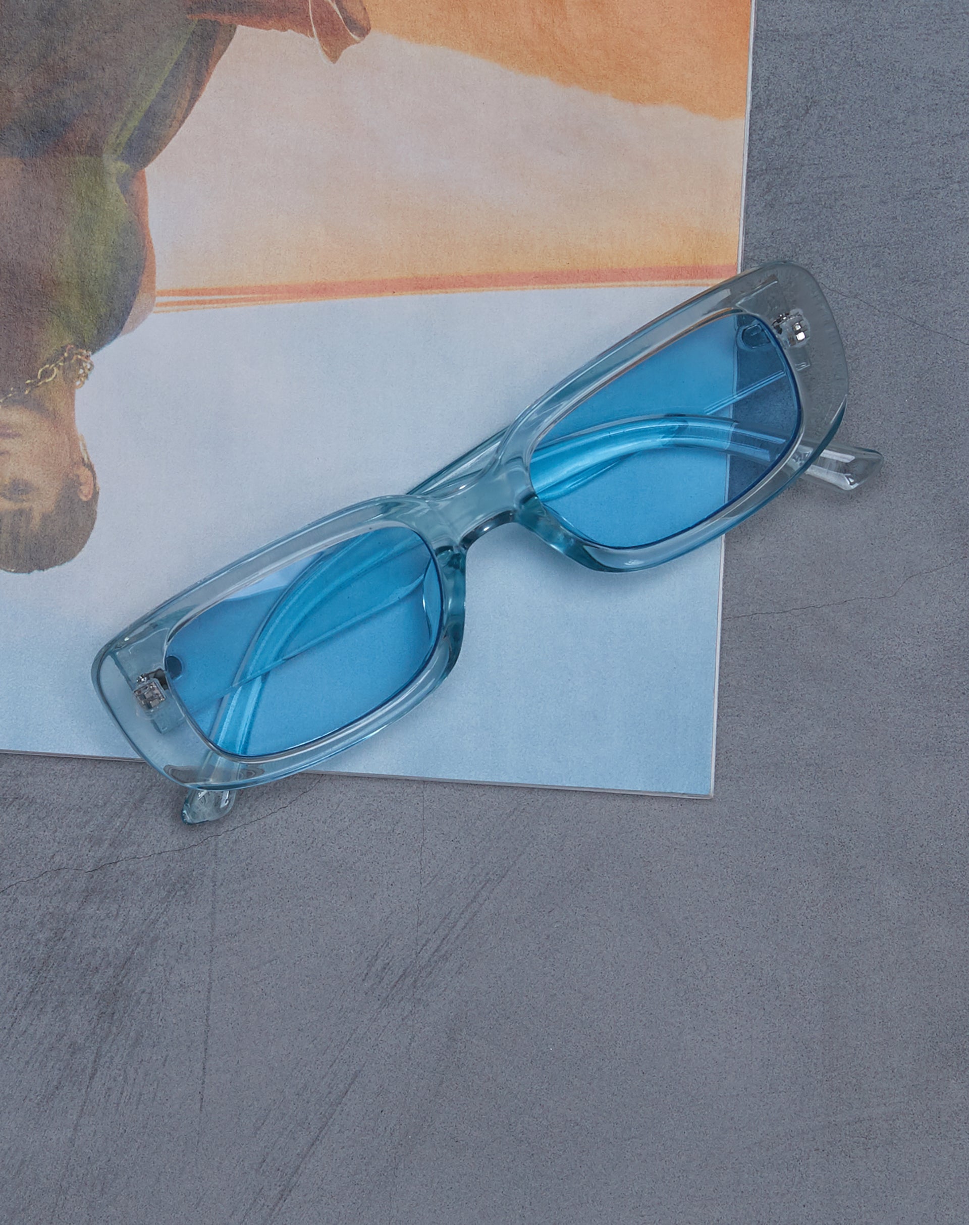 Image of Versa Sunglasses in Light Blue