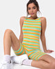 Image of Acro Unitard in Sweet Stripe