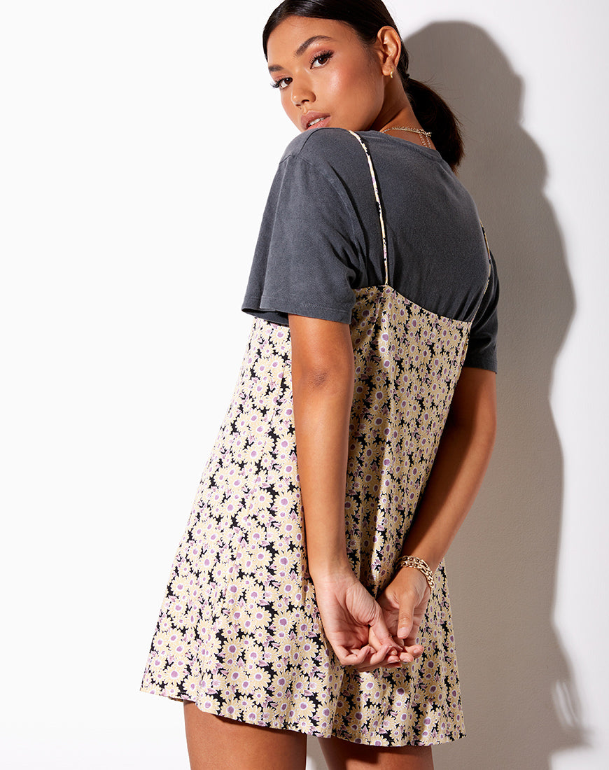 Image of Akina Slip Dress in Daisy Day Dream Cream