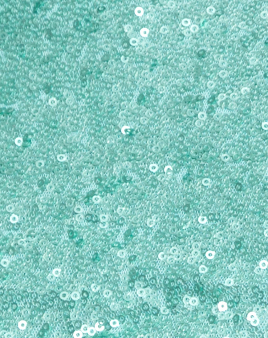 Image of Weaver Skirt in Peppermint Mini Sequin