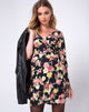 Image of Azetti Wrap Dress in Vintage Floral