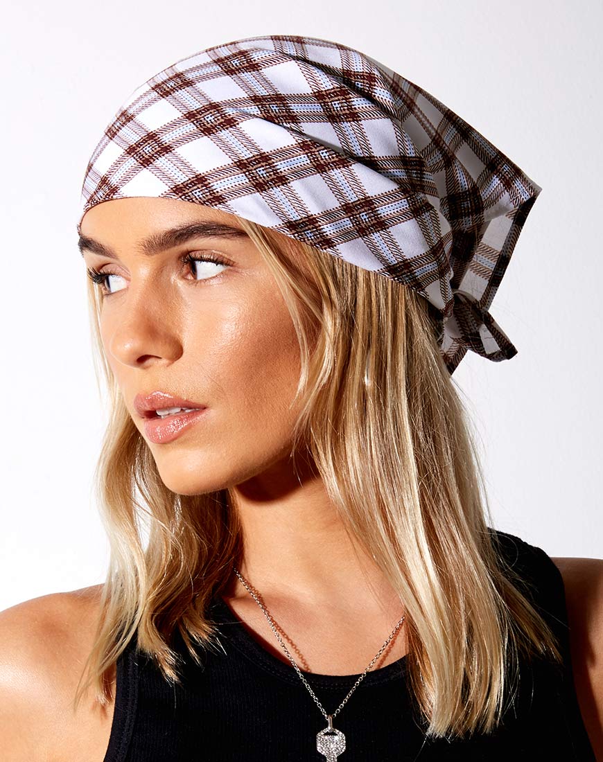 Image of Bandana in Checkmate Brown
