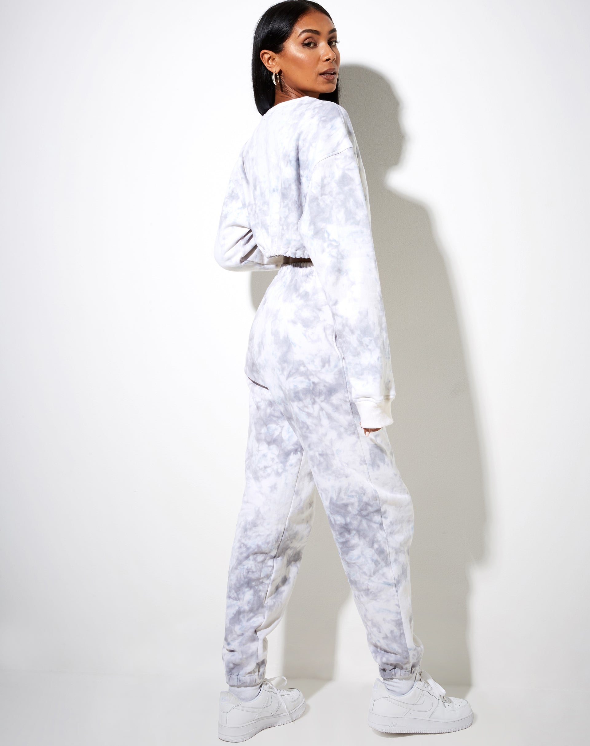 Image of Markey Jumper in Grey Tie Dye Angel Energy Embro