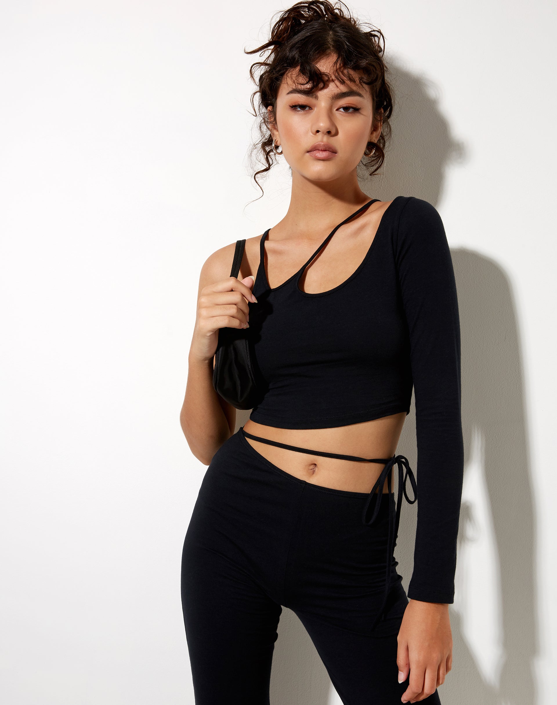Image of Biase Crop Top in Black