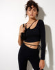 Image of Biase Crop Top in Black