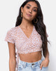 Image of Biaz Crop Top in Leopard Spot