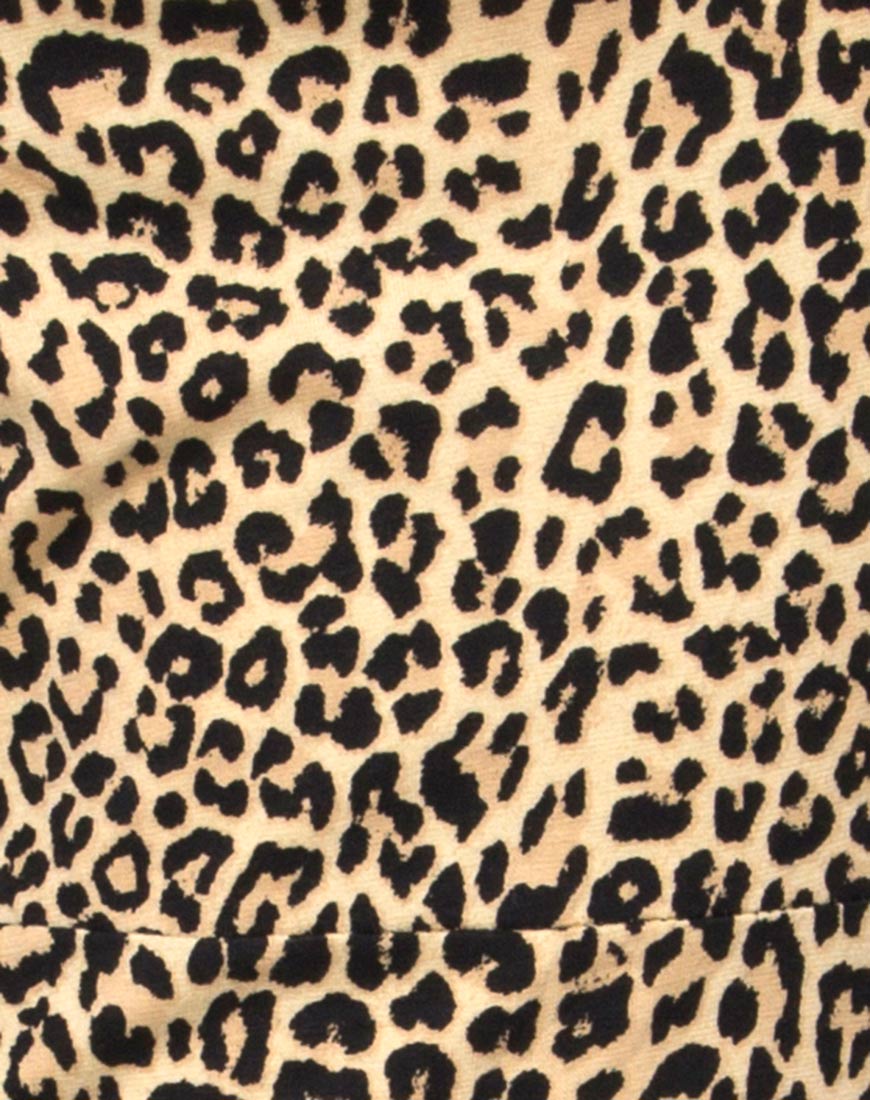 Image of Boco Bodycon Dress in Rar Leopard