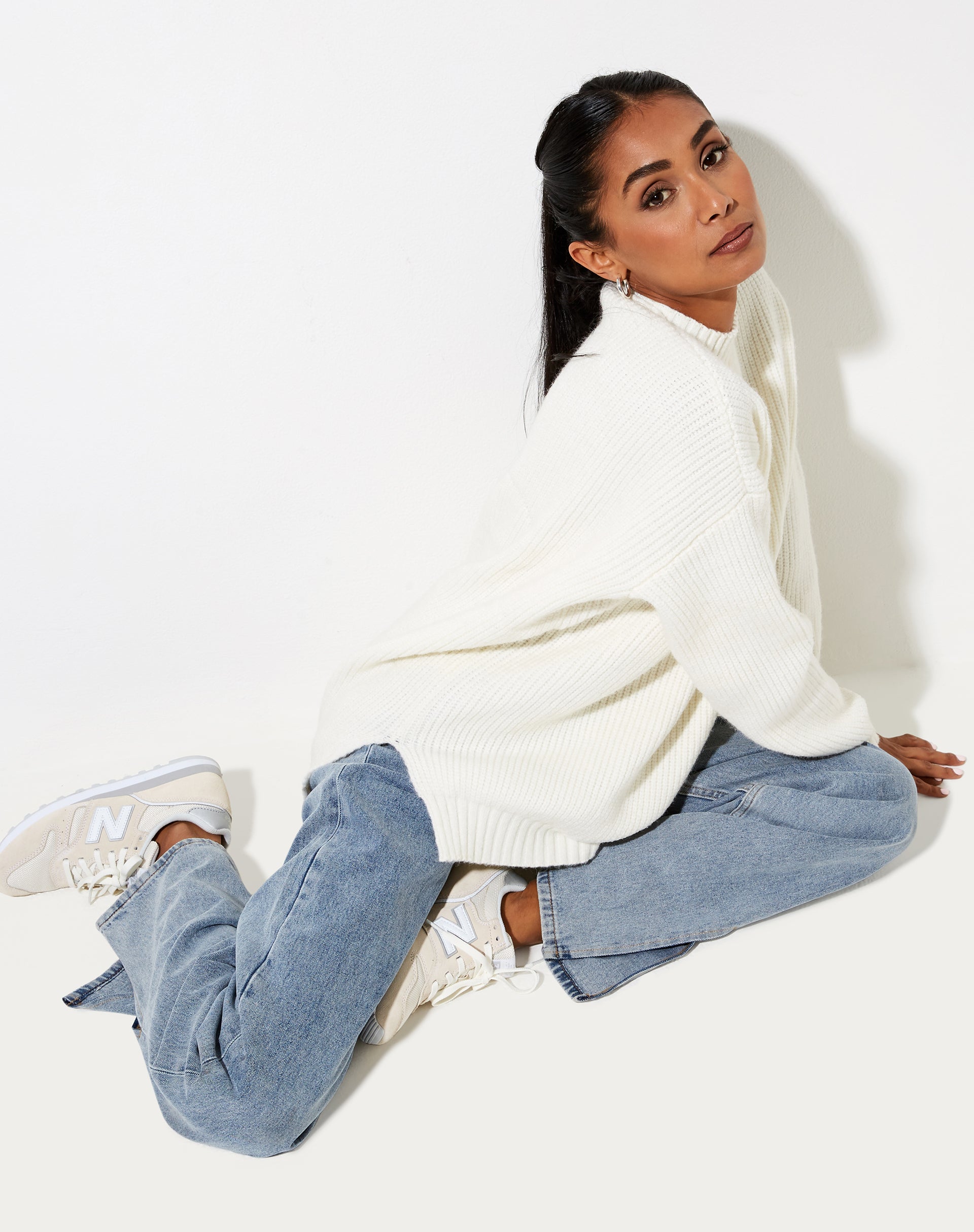 Image of Bondy Jumper in Knit Ivory