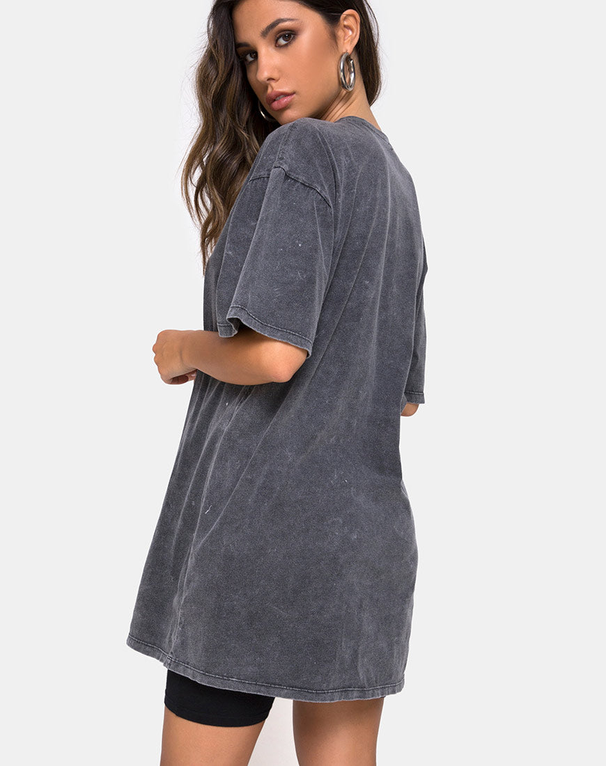 Sunny Kiss Tee in Stone Wash with Angelo