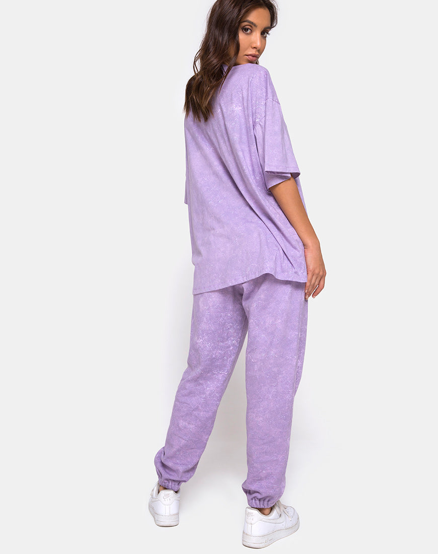 Image of Botec Tee in Purple Acid Wash