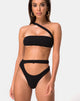 Image of Bound Bikini Top in Black