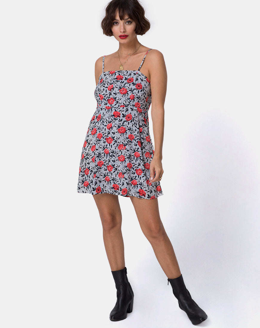 Image of Boyah Slip Dress in Blooming Rose