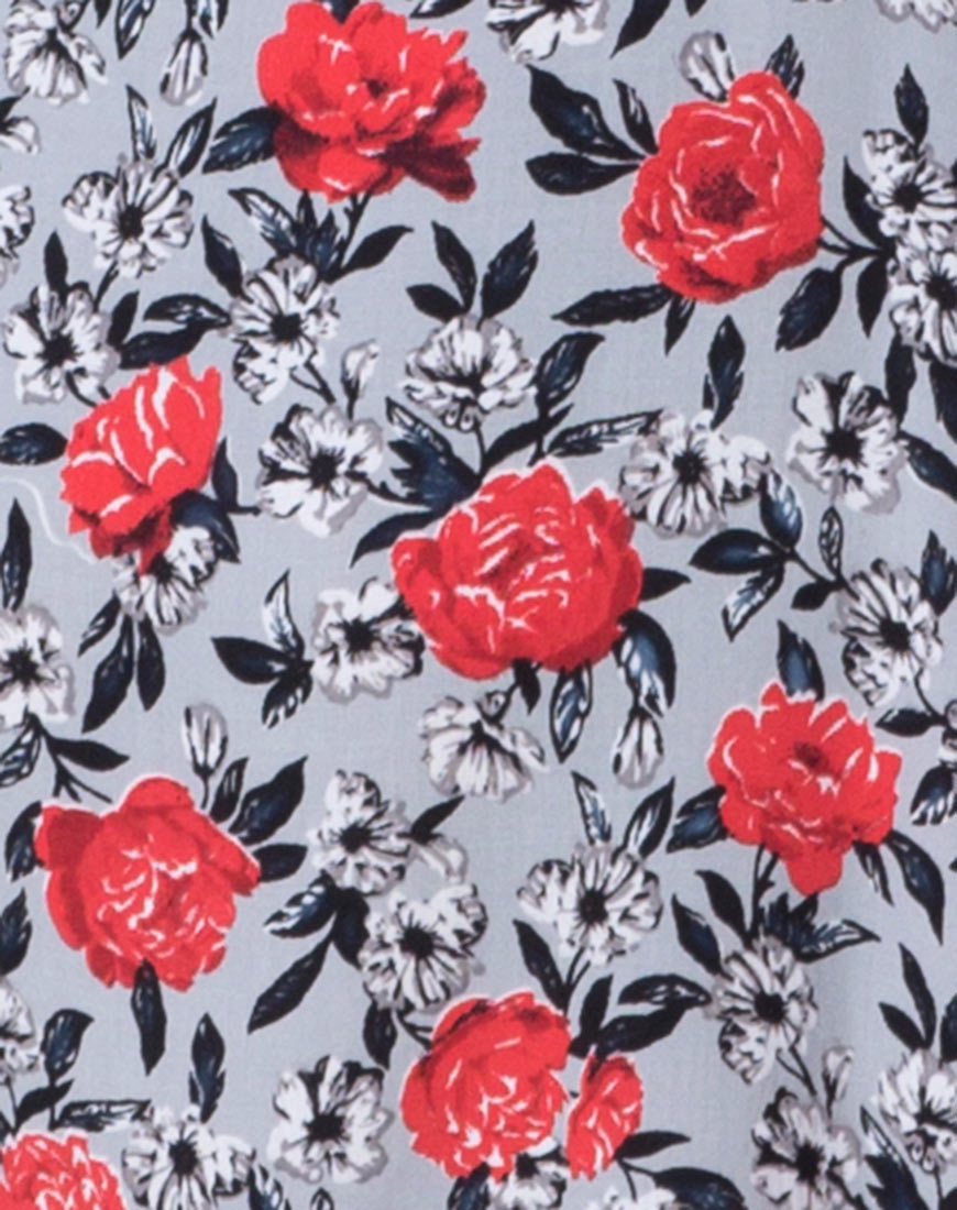 Image of Boyah Slip Dress in Blooming Rose