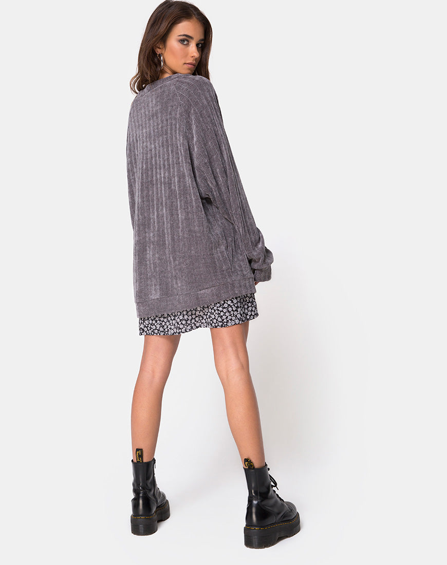 Chenille sales boyfriend cardigan