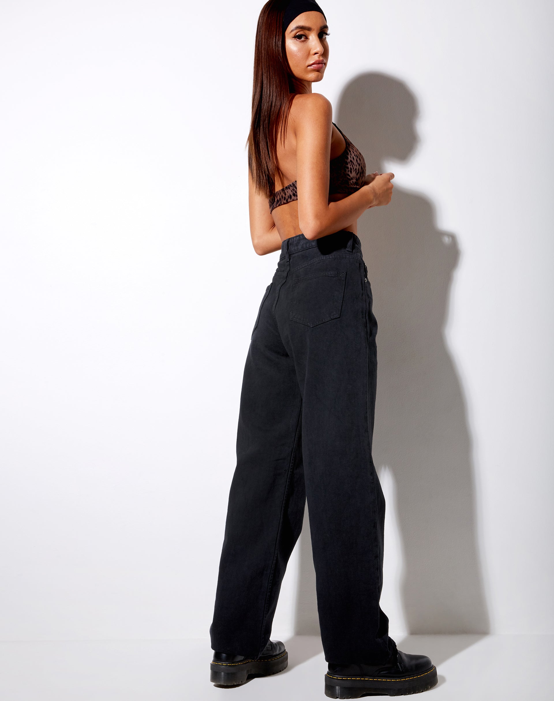 Image of Boyfriend Jean in Black Wash