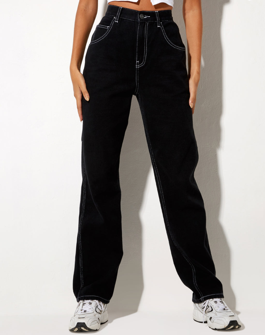 Carpenter Cargo Jeans in Black