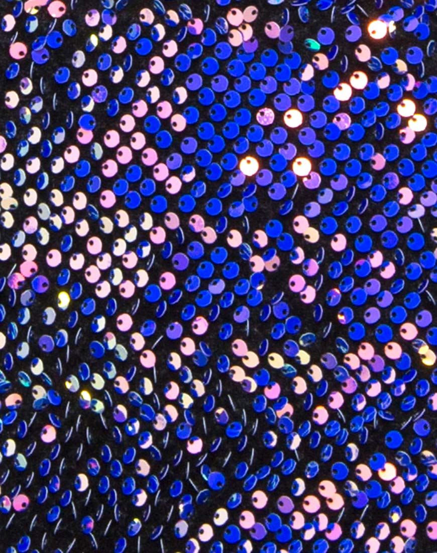 Image of Cheri Split Skirt in Velvet Laser Pink