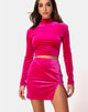 Image of Cheri Skirt in Velvet Pink