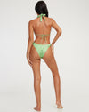 image of Farida Bikini Bottom in Watercolour Green
