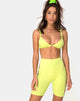 Image of Chiel Cycle Short in Lime