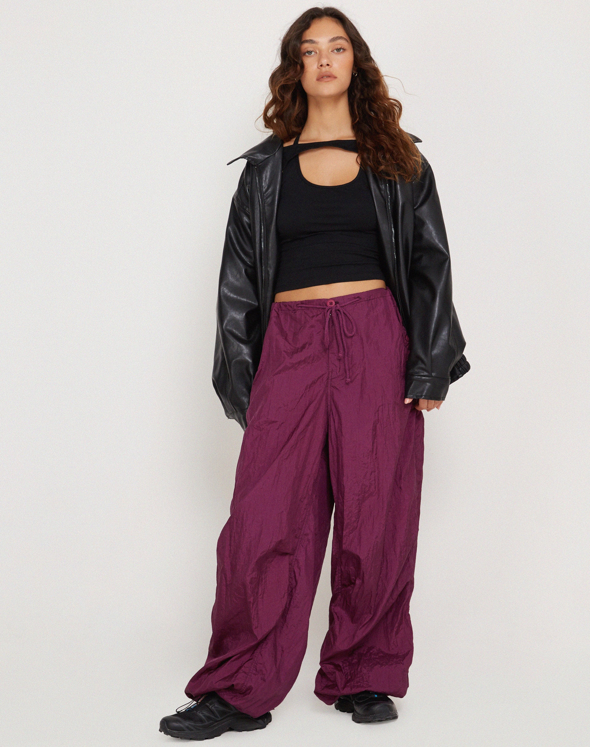 Image of Chute Trouser in Deep Purple