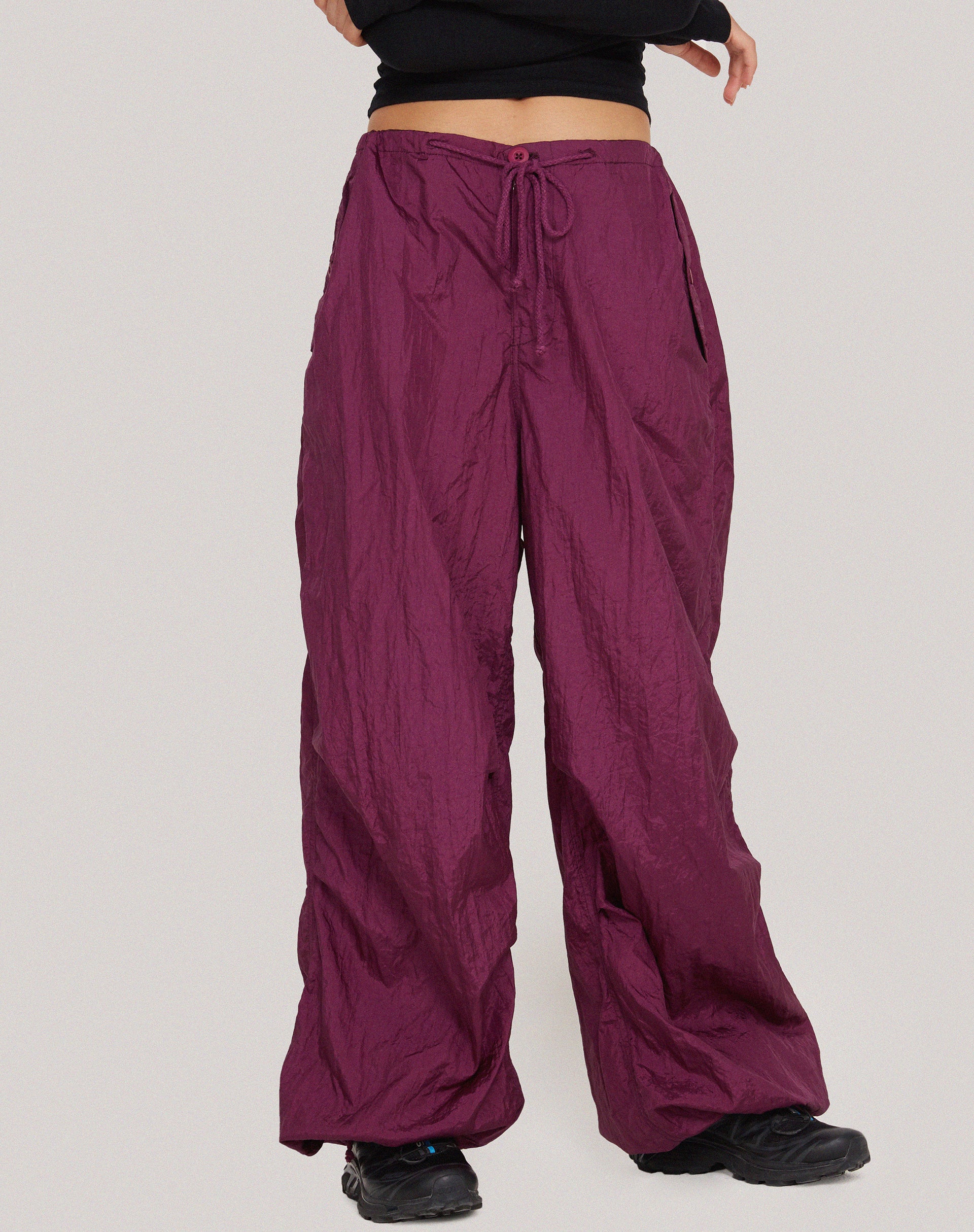 Image of Chute Trouser in Deep Purple